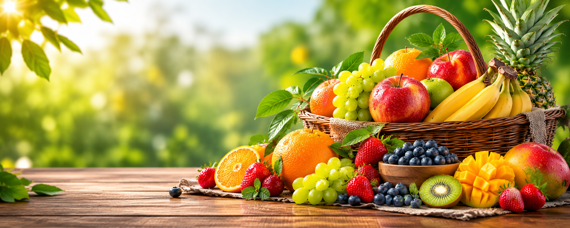 Fresh Organic Fruits and Vegetables